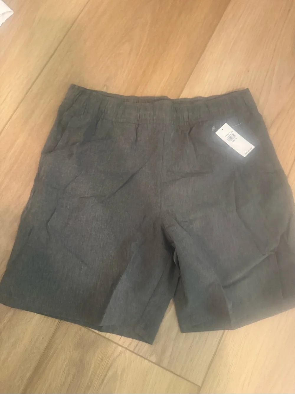 Old Navy Stretchtech Quick Dry Dark Gray Flat-Front Casual Shorts